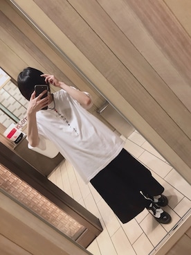 「semantic design（セマンティックデザイン）のアイテム」を使った、ひぃさん（レディース・159cm）の夏コーディネート
