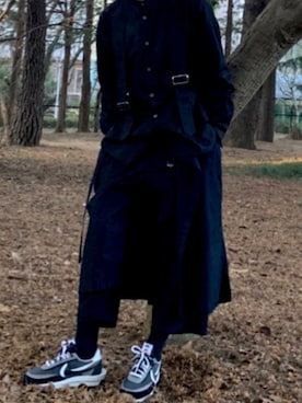 「Yohji Yamamoto（ヨウジヤマモト）のアイテム（スラックス）」を使った、Yotaさん（メンズ・175cm）の冬コーディネート
