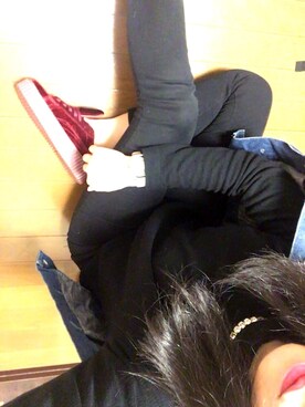 「CHANEL（シャネル）のアイテム（ファンデーション）」を使った、badgalsuzuさん（レディース・162cm）の冬コーディネート