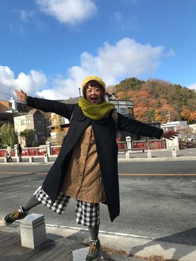 力高子さんのコーディネート