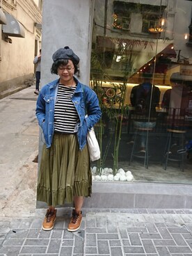 力高子さんのコーディネート