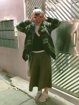 力高子さんのコーディネート