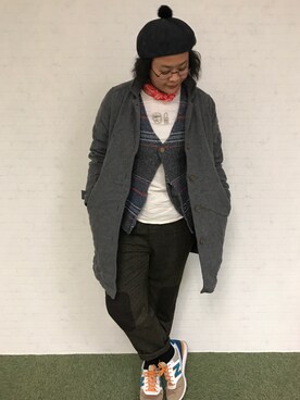 力高子さんのコーディネート