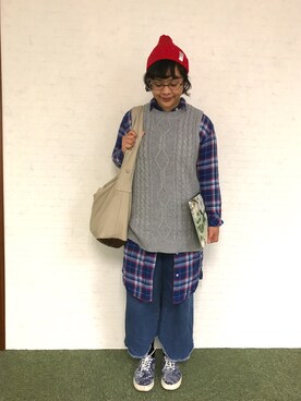 力高子さんのコーディネート