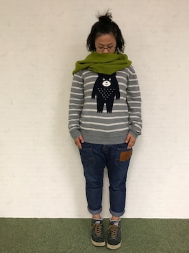 力高子さんのコーディネート