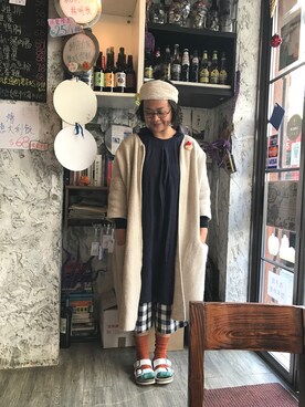 力高子さんのコーディネート