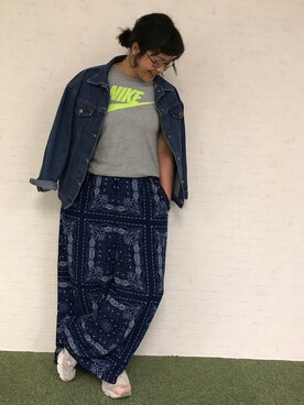 力高子さんのコーディネート