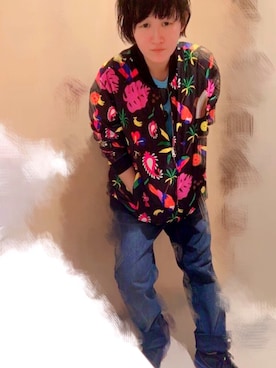 「BACKNUMBER」｜「アイテム（ブルゾン）」を使った、たけさん（レディース・160cm）の春コーディネート