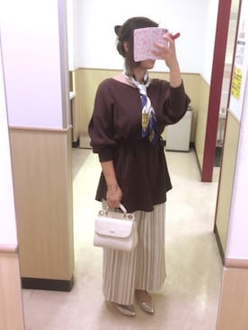 「KOBE LETTUCE（コウベレタス）のアイテム（財布/小物）」を使った、utaseさん（レディース・157cm）の秋コーディネート