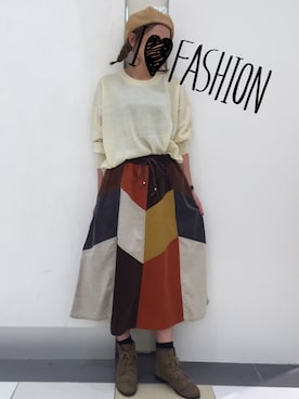 「C.L.N（シーエルエヌ）のアイテム」を使った、m*chan♪さん（レディース・156cm）の冬コーディネート