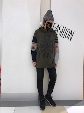 「小人コート」｜m*chan♪さん（レディース・156cm）の冬コーディネート