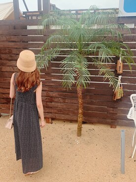 「PROPORTION BODY DRESSING（プロポーションボディドレッシング）のアイテム（ワンピース/ドレス）」を使った、riさん（レディース・157cm）の夏コーディネート