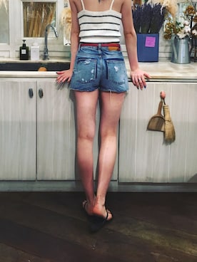 「travel」｜「アイテム（サンダル）」を使った、Ｋａｒｅｎさん（レディース・164cm）の春コーディネート