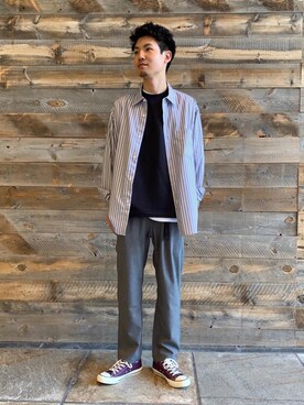 佐藤 拓郎さん（メンズ・175cm）の夏コーディネート