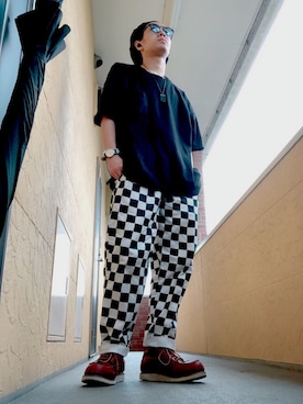 「Laundry（ランドリー）のアイテム（パンツ）」を使った、ＳＨＯＹＡさん（メンズ・170cm）の秋コーディネート