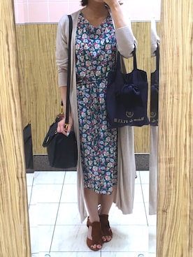 「COLORS（カラーズ）のアイテム」を使った、しまさん（レディース・158cm）の春コーディネート