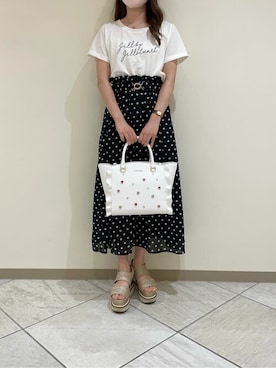 「フラッター」｜SAMANTHAVEGAShopStaffさん（レディース・154cm）の夏コーディネート