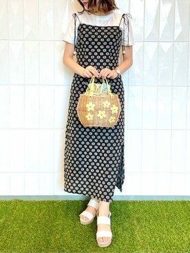 SAMANTHAVEGAStaffさん（レディース・148cm）の夏コーディネート