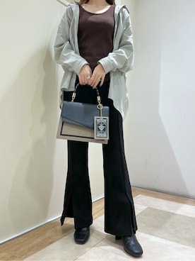 「トランプ柄」｜SAMANTHAVEGAShopStaffさん（レディース・150cm）の秋コーディネート