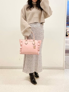 「フラッター」｜SAMANTHAVEGAShopStaffさん（レディース・157cm）の冬コーディネート
