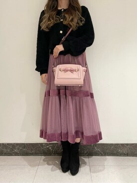 SAMANTHAVEGAStaffさん(レディース・158cm)の冬コーディネート