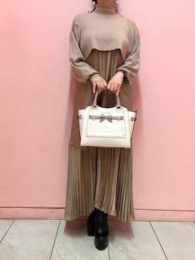 SAMANTHAVEGAStaffさん(レディース・154cm)の冬コーディネート