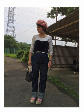 「ドラフトリーバイス」｜めめさん（レディース・163cm）の秋コーディネート