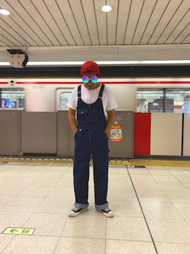 「TCSS（ティーシーエスエス）のアイテム（帽子）」を使った、taさん（メンズ・170cm）の秋コーディネート