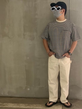 「SUBLIME（サブライム）のアイテム（キャップ）」を使った、taさん（メンズ・170cm）の夏コーディネート