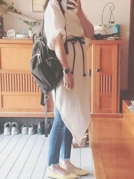 「ジーナシス」｜「アイテム（パンプス）」を使った、an*さん（レディース・152cm）の夏コーディネート
