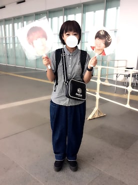 「ライブ」｜「アイテム（雑貨/ホビー）」を使った、Miki さん（レディース・155cm）の秋コーディネート