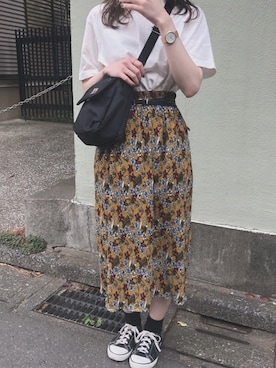 akaneさん（レディース・162cm）の春コーディネート