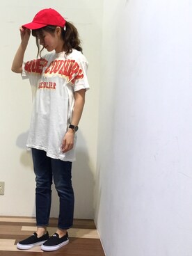 「RNA」｜「アイテム（スリッポン）」を使った、UNION東松山店さん（レディース・159cm）の春コーディネート