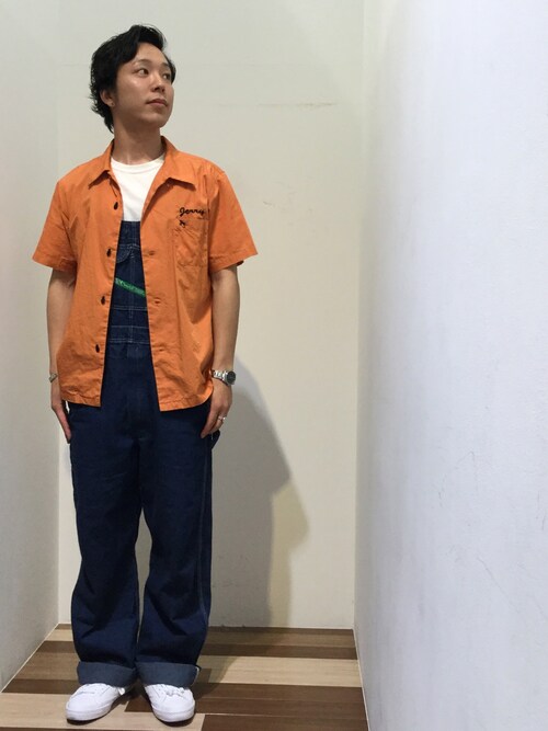 UNION東松山店使用「HOUSTON（【HOUSTON】プリントボーリングシャツ（ＰＯＲＴＬＡＮＤ））」的時尚穿搭