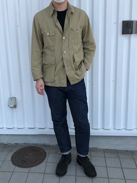 「アイテム（ブルゾン）」を使った、TAKさん（メンズ・180cm・30代）の春コーディネート