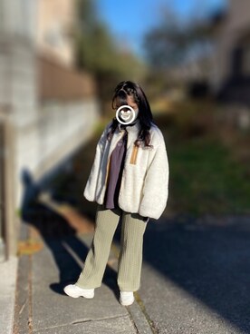 「tiptop」｜まゆさん（レディース・150cm）の冬コーディネート