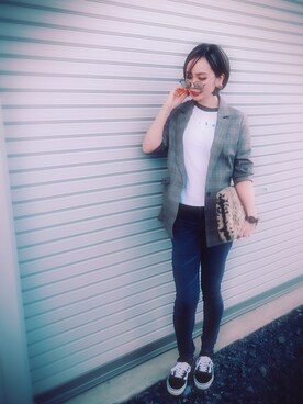 𝑚𝑎さん（レディース・163cm）の秋コーディネート