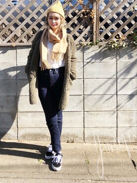 𝑚𝑎さん（レディース・163cm）の冬コーディネート