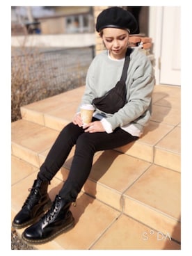 𝑚𝑎さん(レディース・163cm)の冬コーディネート