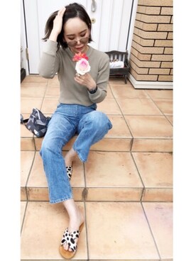 𝑚𝑎さん（レディース・163cm）の春コーディネート