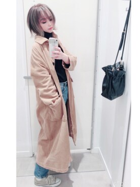 𝑚𝑎さん（レディース・163cm）の冬コーディネート