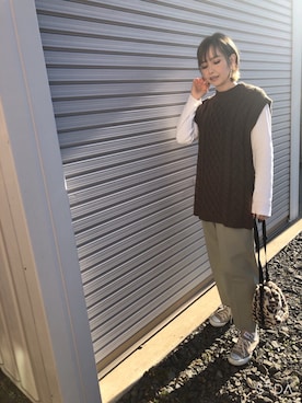 𝑚𝑎さん(レディース・163cm)の冬コーディネート