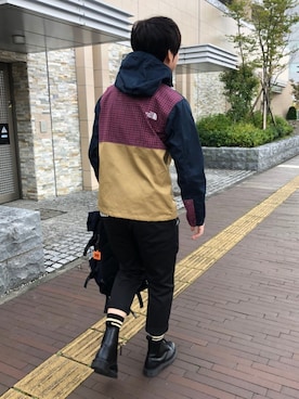 「FRED PERRY（フレッドペリー）のアイテム（ソックス/靴下）」を使った、ツカツカさん（メンズ・175cm）の秋コーディネート