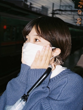 「かすみ草」｜nanomiさん（レディース・158cm）の秋コーディネート