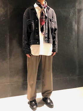 「Sans limite（サンリミット）のアイテム」を使った、keikaw さん（メンズ・168cm）の秋コーディネート