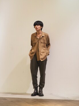 「HEALTH（ヘルス）のアイテム（パンツ）」を使った、keikaw さん（メンズ・168cm）の冬コーディネート