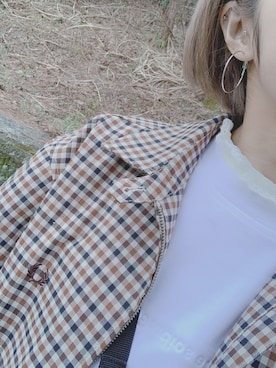 「FRED PERRY（フレッドペリー）のアイテム（ブルゾン）」を使った、はむちゃんさん（レディース・157cm）の冬コーディネート