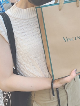 「THE SHINZONE（ザ　シンゾーン）のハイウエストチノパンツ（チノパンツ）」を使った、はむちゃんさん（レディース・158cm）の夏コーディネート