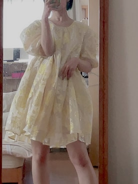 「ミニワンピ」｜はむちゃんさん（レディース・158cm）の春コーディネート