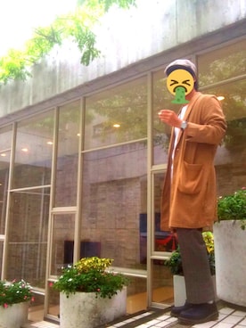 「BEAMS（ビームス）のアイテム（アナログ腕時計）」を使った、かけるさん（メンズ・178cm）の秋コーディネート